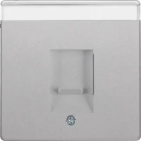 Berker Zentralstück alu/lackiert Staubschutzschieber 11706084