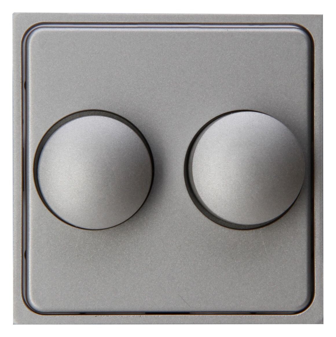 Kopp Kopp 492847006 HK07-Abdeckung Doppeldimmer Farbe:stahl