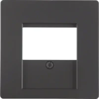Berker Zentralstück anthrazit/sa für TDO-Stecker 6810336086