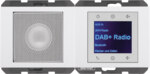 Berker 29807009 Radio Touch mit Lautsprecher DAB+K.x pws glänzend