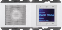 Berker 29807009 Radio Touch mit Lautsprecher DAB+K.x pws glänzend
