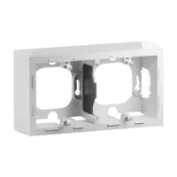 Legrand 765199 SEANO APgehäuse 2-fach in der Farbausführung Ultraweiß