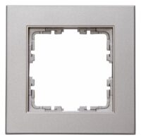 Kopp 406847007 HK07 PURE Abdeckrahmen 1-fach stahlfarben