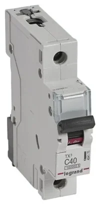 Legrand 404175 TX3 LS-Schalter C 40A 1-polig 10kA 230/400VAC 1TE