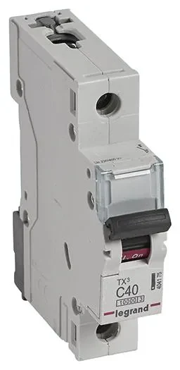 Legrand Legrand 404175 TX3 LS-Schalter C 40A 1-polig 10kA 230/400VAC 1TE