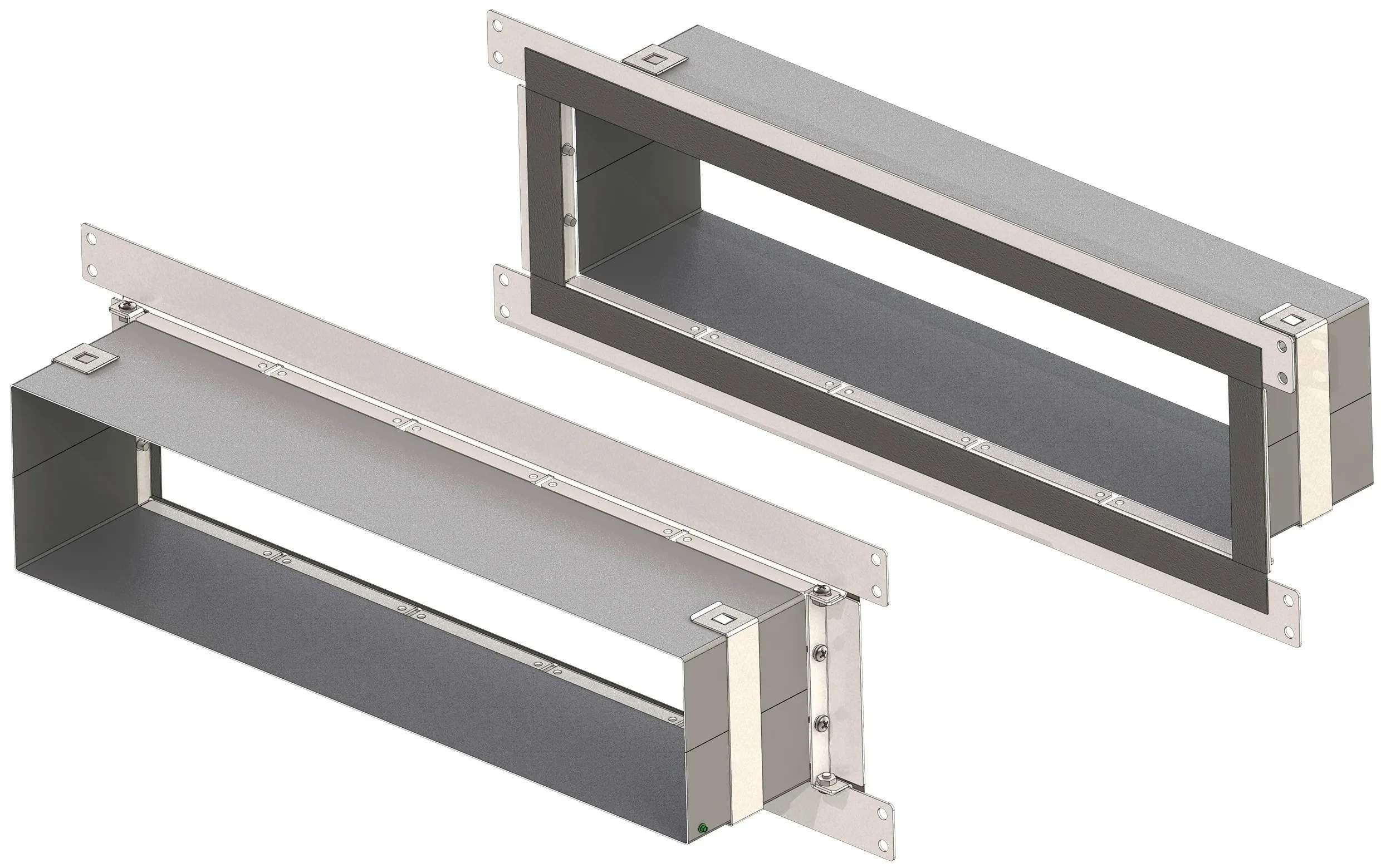 Cablofil CM350702 Wandflansch f&uuml;r Kabelschott EZD44T 1-5 fach rechteckig