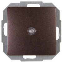 Kopp 651376084 Taster beleuchtet10AX 250V Paris palisander-braun