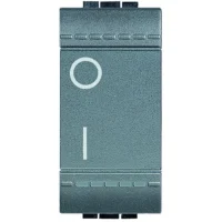BTicino L4002N Ausschalter 2-polig SK 1M Anthrazit
