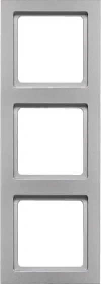 Berker Rahmen 3-fach alu/lackiert 10136094