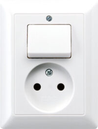 Jung Schalter+Steckdose AS5546EUWW