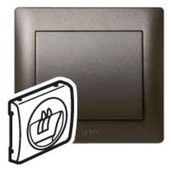 Legrand Legrand 771200 Abdeckung HIFI Lautsprecher 1-fach Galea dark bronze