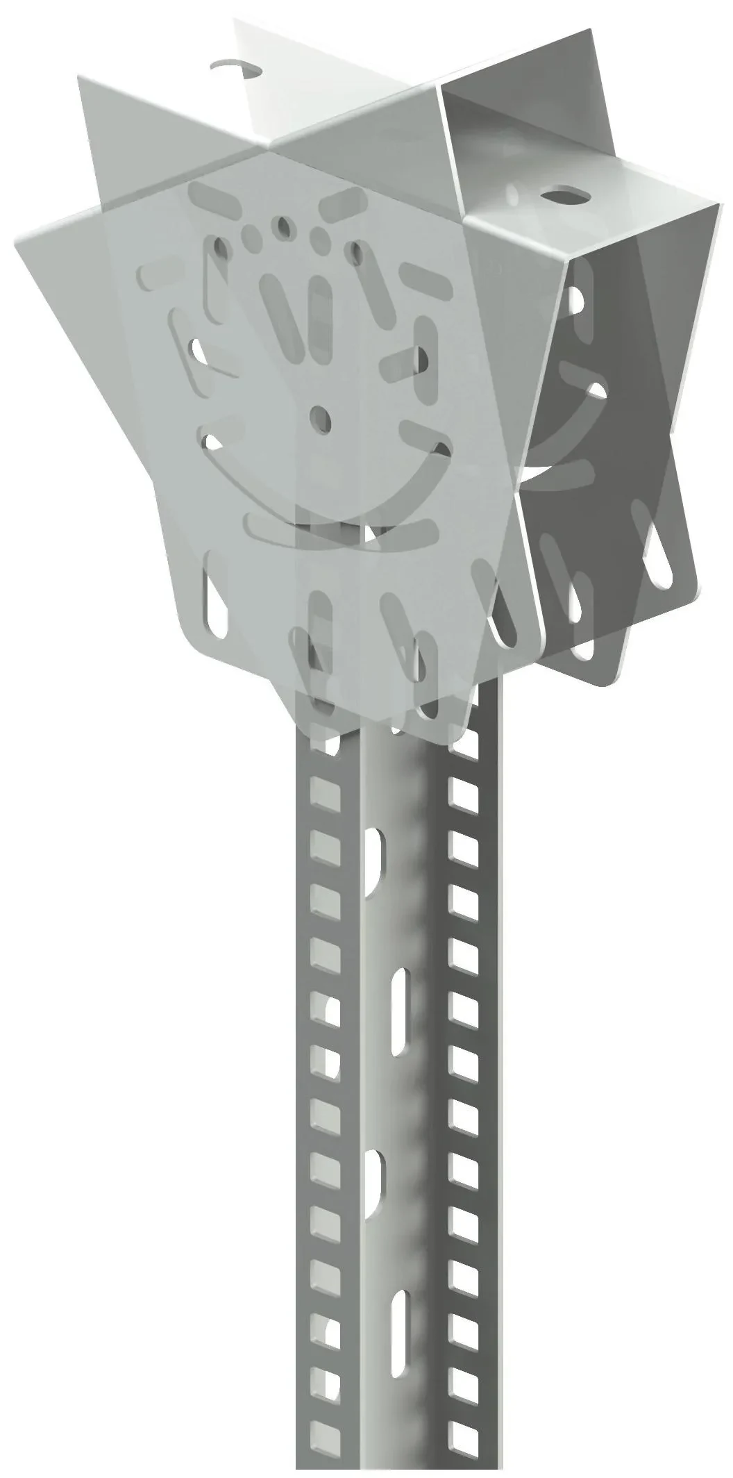 Legrand Legrand CM561063 Doppelkopfplatte tauchfeuerv. Befestigung von 4X- und EDF-Hängest.