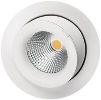 SG LEUCHTEN LED-Einbaustrahler 9W Konverter JUNISTAR 903301 dimmbar 1LED weiß 3000K weiß