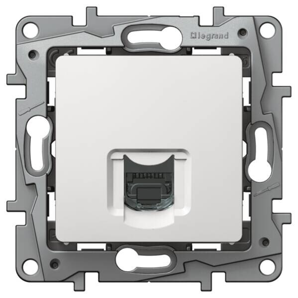 Legrand Legrand 664775 Datendose Kategorie6 1xRJ45 geschirmt STP Niloe ultraweiß
