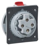 Legrand 555488 CEE-Anbausteckdose P17 Tempra Pro 4-polig 32A 250VAC rot IP66/67