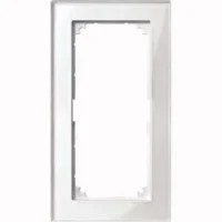 Merten Rahmen Glas 2 fach bril/ws ohne Mittelsteg 487819