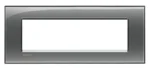 BTicino LNA4807KF LivingLight Abdeck- rahmen für Kompaktinstallation 7M Rauchgrau