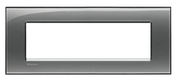 BTicino LNA4807KF LivingLight Abdeck- rahmen für Kompaktinstallation 7M Rauchgrau