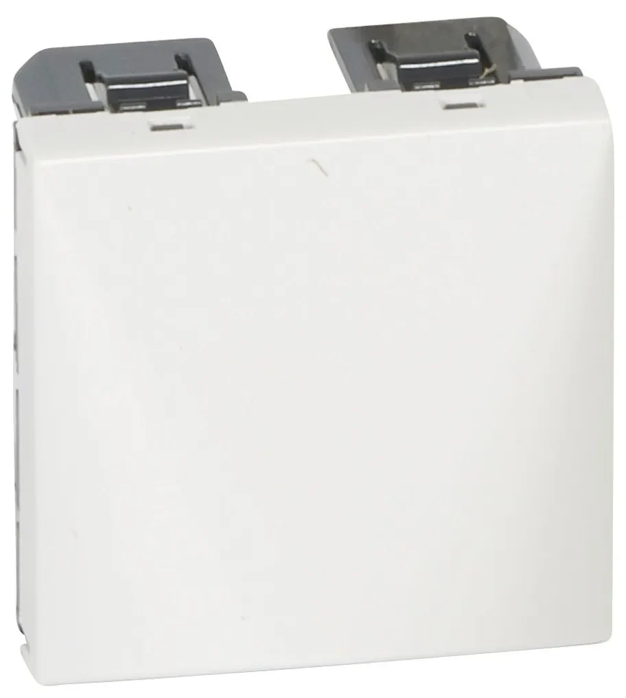 Legrand Legrand 277550L Kabelauslass 2-modulig ohne Klemmen mit Zugentl. Mosaic ultraweiß
