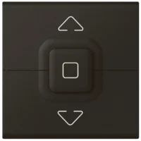 Legrand 079126L Rollladen-/Jalousie- schalter 6A 2M (SK) Mosaic schwarz