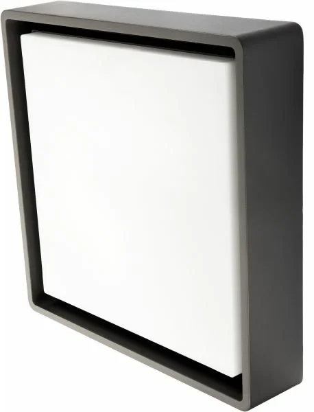 SG Leuchten SG LEUCHTEN LED-Anbauleuchte 6W 3000K A FRAME 605261 500lm graphit matt Konverter IP66