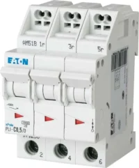 Eaton (Installation) Leitungsschutzschalter 0,5 A, 3-polig, Steckklemme C PLI-C0,5/3