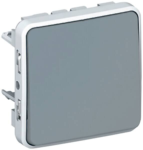 Legrand Legrand 069511 Wippschalter Aus-/Wechsel 1-polig Feuchtraum modular Plexo55 grau