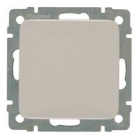 Legrand 776078 Blindabdeckung mit Tragring Creo mandelweiß