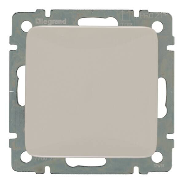 Legrand Legrand 776078 Blindabdeckung mit Tragring Creo mandelweiß