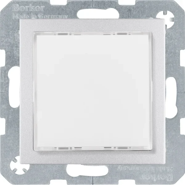 Berker Berker LED-Signallicht rot/grün aluminium matt lackiert 29521404