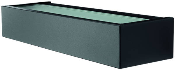 SG Leuchten SG LEUCHTEN LED-Up/Down Leuchte 10W schwarz EDGE 614351 3000K 520lm Konverter