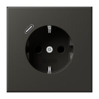 Jung LC1520-18C259 SCHUKO-Steckdose mit USB Typ C LC4320R