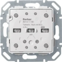Berker Tastsensor-Modul 1-fach mit BCU KNX 80141180
