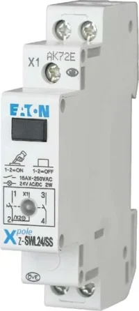Eaton (Installation) Schalter mit LED, 24AC/DC Z-SWL24/SS