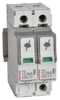 Legrand 412271 Kombiableiter Typ 1+2 2+0 Schaltung f.1phasige TN 230/400V 12,5kA