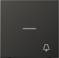 Jung AL2990KO5KAN Wippe Klingel Lichtleiter LS Aluminium anthrazit