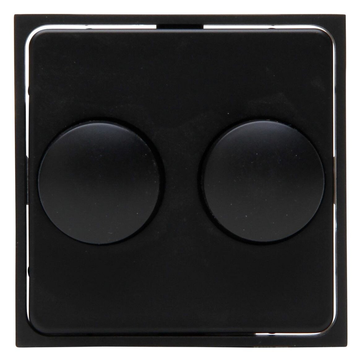 Kopp Kopp 492850006 HK07-Abdeckung Doppeldimmer Farbe:schwarz matt