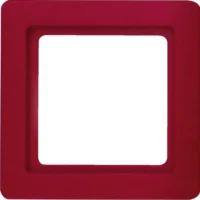 Berker Rahmen rot, samt 1-fach 10116062