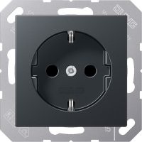 Jung SCHUKO-Steckdose anthrazit matt A 1520 BF KI ANM