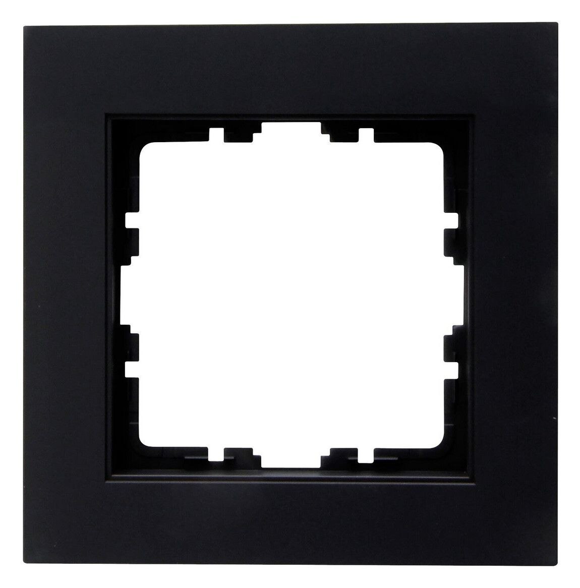 Kopp Kopp 402150002 HK07-Abdeckrahmen 1-fach Farbe:schwarz matt