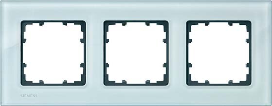 Siemens Siemens 5TG1203 DELTA miro Glas kristallgrün Rahmen 3-fach