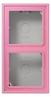 Jung LC 582 A 246 AP-Kappe 2-fach Duroplast lackiert Serie LS rose vif (4320C)
