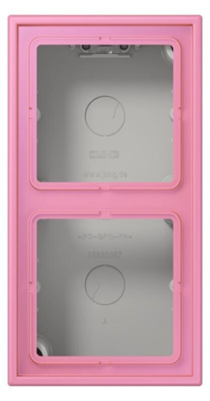 Jung Jung LC 582 A 246 AP-Kappe 2-fach Duroplast lackiert Serie LS rose vif (4320C)