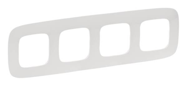Legrand Legrand 754304 Rahmen 4-fach Valena Allure ultraweiß Thermoplast