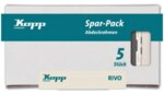 Kopp 404601050 5Abdeckrahm.2-fach RIVO creme