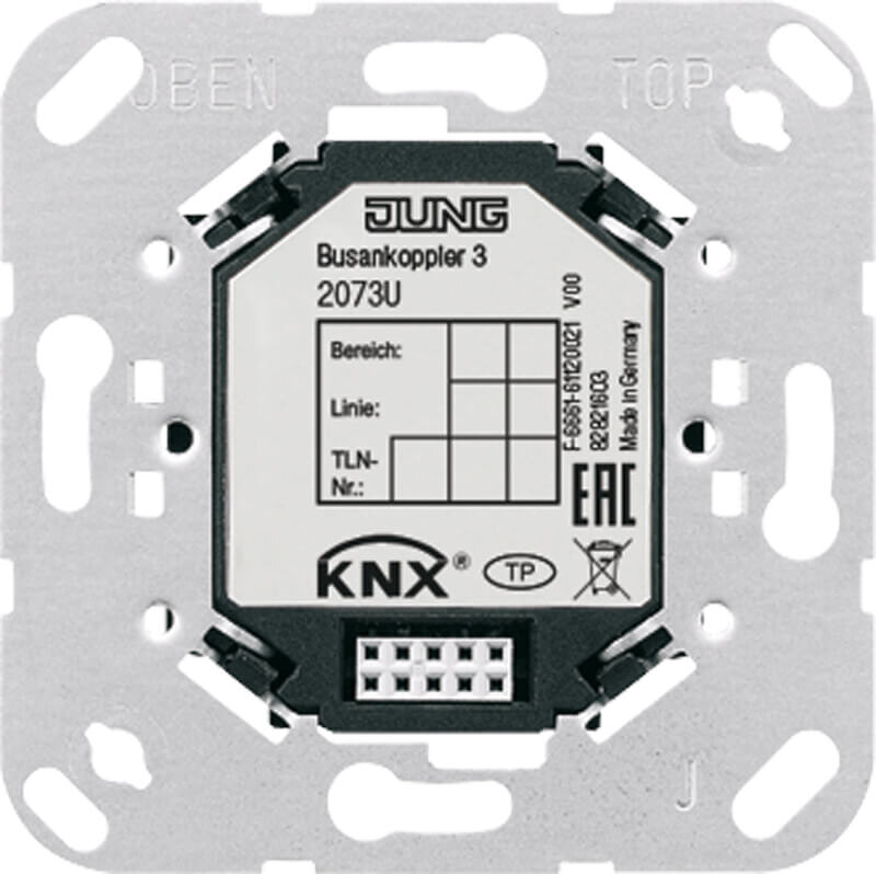 Jung Jung KNX Busankoppler 3-Schraubbefestigung 2073 U