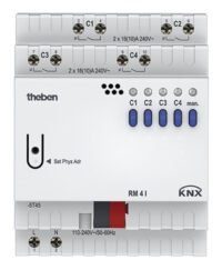 Theben Schaltaktor 4-fach C-Last ohne Erw. RM 4 I KNX