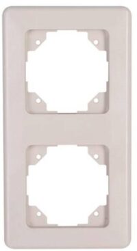 Kopp 303201078 Abdeckrahmen 2-fach EUR crem