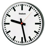 Theben Wanduhr, einseitig Balkenziffern OSIRIA 241 BR-EIB