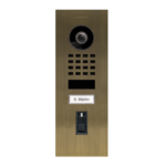 DoorBird D1101FV Fingerprint 50 Unterputz IP Video Türsprechanlage – Echtes Messing